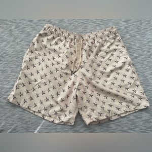 COPY - LIKE NEW Jeffree Star Swim Shorts in Tan
size Mens Large